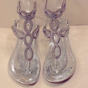 Beautiful Antonio Melani Rhinestone Sandals